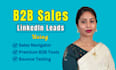 provide b2b sales leads using linkedin sales navigator