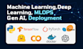 do machine learning, deep learning, mlops projects and deploy gen ai models