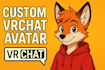 design custom vrchat avatar, vrc avatar, furry avatar