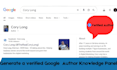 create and optimize google knowledge panel for authors