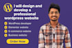 build a responsive business wordpress website with premium design