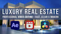 do luxury real estate drone and home tour editing