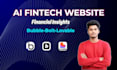 develop ai powered fintech website with payment and CRM integration