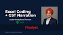 code and format excel transactions with audit ready narration logic