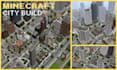 build minecraft city map terrain, spawn, lobby, castle as your minecraft builder