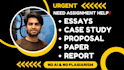 do case study, report, assignment, apa paper, research and summary writing