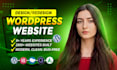 develop wordpress website design, redesign and responsive website development