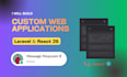 using laravel and react to build a custom website or web application