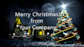 create happy christmas greetings intro video