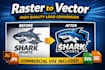 do adobe illustration vectorize logo and convert raster to vector manually