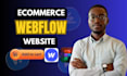 do ecommerce webflow website, webflow expert, webflow developer, webflow design