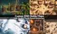 create custom dnd battle maps, rpg maps, fantasy maps and ttrpg map designs