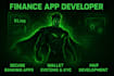 develop a secure finance banking mobile app with dashboard, wallet, kyc