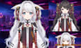 draw live 2d vtuber model live 2d rigging vtuber design 3d vtuber model pngtuber