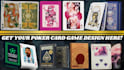 create card game 52 playing card, card illustration, poker card design card deck