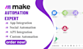 make com made come api scenario integromat make com automation make automation
