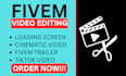 make awesome fivem cinematic trailer video loading screen fivem intro