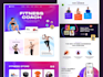 create a modern yoga studio website, booking and class scheduling features