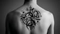 custom an abstract black tattoo design
