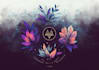 create mystic floral emblem with symbolic detailing