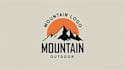 make eye catching mountain logo