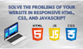solve your HTML, CSS and javascript problems here