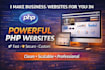 develop costom buisness website,full stack website development