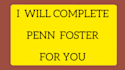 be your penn foster coursework assistant