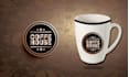 circular round, patch, round sticker, label, logo design