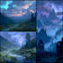 draw fantasy map, landscape design, illustration rpg dndart
