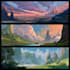 do fantasy background and landscape