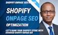 shopify onpage seo and advanced shopify onpage optimization