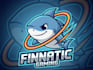 do creative shark mascot logo with t shirt design