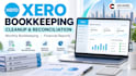 do xero bookkeeping, bank reconciliation and cleanup