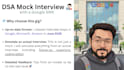 take mock dsa interview