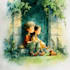 chrismas children book illustration holiday kids