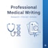 write professional medical content, research summaries and articles