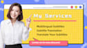 translate and recreate subtitles in multiple languages