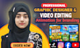 professional social media post and reels video editing