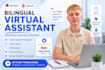 be your bilingual german and english virtual assistant