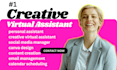 creative social media virtual assistant, personal assistant executive assistant