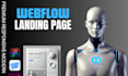 webflow landing page, webflow expert, webflow website design, webflow developer