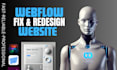 fix, edit webflow website, webflow expert, webflow developer