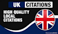 do 50 UK local citations backlinks for google local business seo