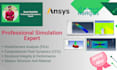 perform fea,cfd ,cfx and structural simulation using ansys and abaqus