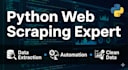 build a custom python web scraper and extract website data