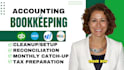 do bookkeeping and accounting cleanup or setup in zoho and wave