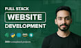 be a full stack web developer, python django react HTML