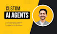 build custom ai agents for automation using langchain