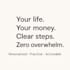 create a gentle life money reset for burnout and overwhelm